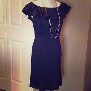 Banana Republic shoulder gracing LBD. S2P